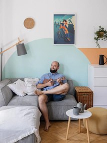 Nástenné hodiny YAMAZAKI RIn Claro, ⌀ 27 cm