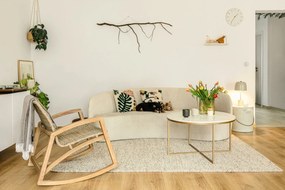 Konferenčný stolík Actona Alisma Golden, ⌀ 80 cm