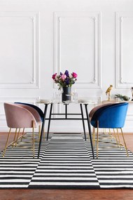 Čierny/krémovobiely koberec 200x290 cm Gloria – Hanse Home