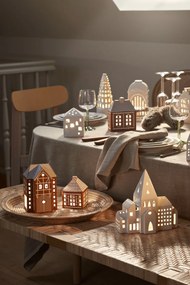 Keramický svietnik na čajovú sviečku Gingerbread Lighthouse – Kähler Design