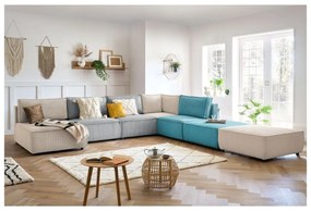 Modrá menčestrová podnožka Nihad modular – Bobochic Paris