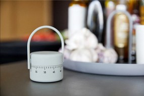 Svetlosivý kovový servírovací podnos Zone Singles, ø 20 cm