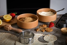 12-dielna súprava tehlovooranžového kameninového riadu Bonami Selection Malia