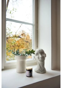 Biela kameninová váza Kähler Design Ombria, výška 20 cm