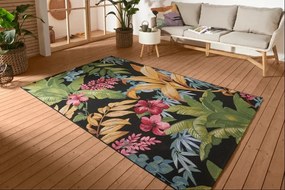 Čierny vonkajší koberec 160x235 cm Flair – Hanse Home