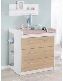 Biely nástenný detský vešiak Dreamworld 3 – Roba