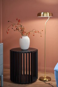 Čierny odkladací stolík Woodman Drum, ø 53 cm