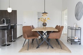 Čierny barový vozík House Nordic Vita