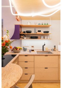 Čierna/fialová kameninová miska 1 l Gastro Black/Purple – Bitz