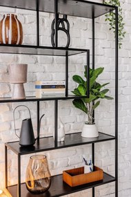 Hnedá sklenená váza Bloomingville Ingolf, výška 26 cm