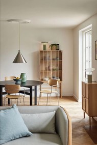 Čierny okrúhly jedálenský stôl ø 140 cm Fjord – Hübsch