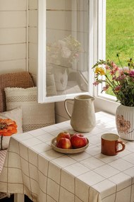 Biela porcelánová váza Kähler Design Poppy, výška 21 cm