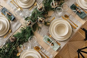 Antikoro príbor 4 ks v zlatej farbe – Bloomingville