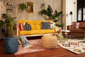 Hnedé kreslo z imitácie kože Rate - Scandic