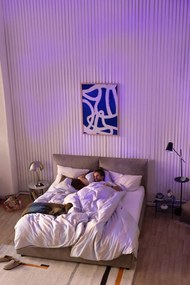 Tmavosivá LED stmievateľná stolová lampa (výška 20 cm) Mush – Hübsch