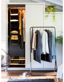 Čierny závesný obal na šaty Compactor Dress Bag