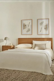 Béžová stolová lampa Kave Home Alish