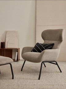 Hnedý taburet Belina – Kave Home