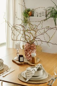 Biele ratanové prestieranie Tiseco Home Studio, ⌀ 36 cm