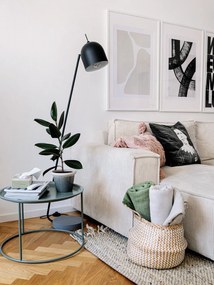 Svetlozelený konferenčných stolík WOOOD Ivar, ⌀ 56 cm