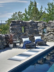 Vonkajší vankúš 38x58 cm Sunny Pale Turquoise – Pappelina