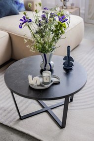 Modrý svietnik Bloomingville Bess, výška 22 cm