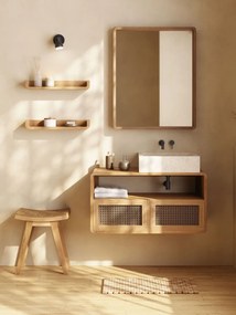 Umývadlo z terrazzo Kave Home Sunday, 45 x 40 cm