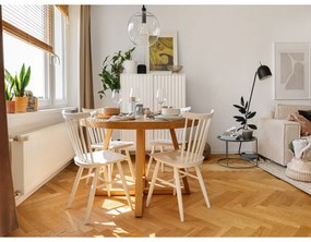 Svetlozelený konferenčných stolík WOOOD Ivar, ⌀ 56 cm