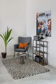 Hnedá sklenená váza Bloomingville Ingolf, výška 26 cm