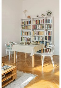 Rozkladací jedálenský stôl podyhovaný dubom Hammel Dinex 90 x 90 cm