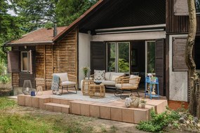 Záhradná sedačka z umelého ratanu Bonami Essentials Vistdal