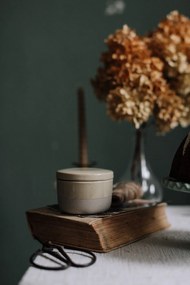 Béžová keramická cukornička Blomus Sablo