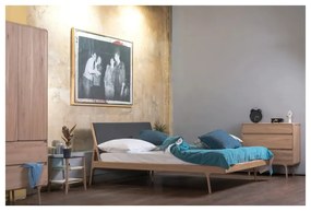 Šatníková skriňa z masívneho dubového dreva s 2 zásuvkami Gazzda Fawn