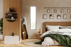 Čierne kovové police v súprave 4 ks 76 cm Solis – Umbra