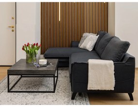 Sivý vankúš Tiseco Home Studio Sheepskin, 45 x 45 cm