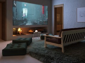 Menčestrový sedací puf Karup Design More Seaweed