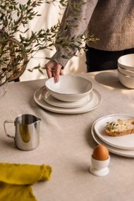 Kameninová jedálenská súprava 24 ks Snow Heart – Bonami Essentials