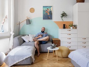 Nástenné hodiny YAMAZAKI RIn Claro, ⌀ 27 cm