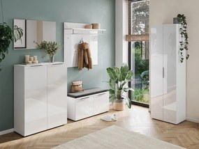 Biela šatníková skriňa 59x197 cm Genova – Germania