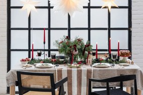 Biela závesná svetelná dekorácia s vianočným motívom ø 70 cm Sombra – Markslöjd