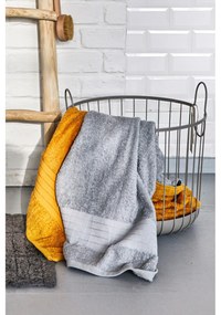 Sivá bavlnená kúpeľňová predložka Zone Tiles, 80 x 50 cm