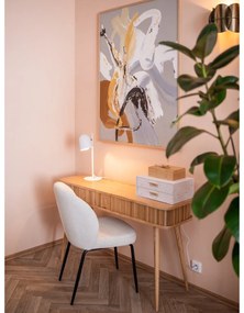 Zásuvkový box s 2 zásuvkami v zlato-bielej farbe Bigso Box of Sweden Birger