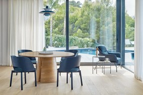 Modré kreslo Teulat Sadira