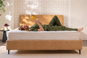 Modrý hliníkový odkladací stolík White Label Ringar, ø 39,5 cm