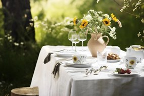 Biely dezertný porcelánový tanier ø 22 cm Hammershøi Summer – Kähler Design