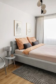 Čierne závesné svietidlo Squid Lighting Owl, výška 53 cm