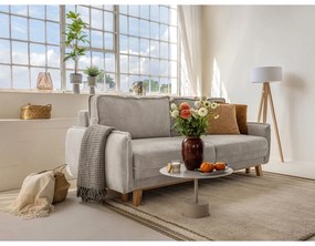 Béžová menčestrová rozkladacia pohovka 218 cm Tori - Bonami Selection