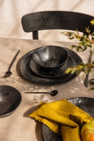 Čierny antikoro príbor 16 ks Modern retro – Premier Housewares