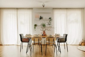 Čierna záhradná stolička Kave Home Surpika