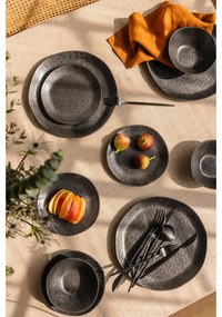 Čierny antikoro príbor 16 ks Modern retro – Premier Housewares
